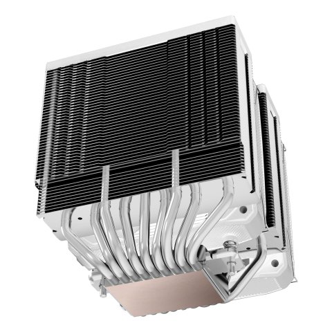 Ventilador Con Disipador De Cpu Mars Gaming Mcpuxu9w Doble Ventilador Fbd Cobre Multisocket Tpd 400w Blanco