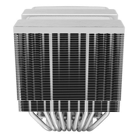 Ventilador Con Disipador De Cpu Mars Gaming Mcpuxu9w Doble Ventilador Fbd Cobre Multisocket Tpd 400w Blanco