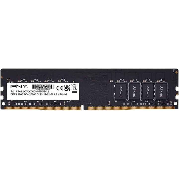 Ddr4 16gb 3200mhz Pny Cl 22 1x16 1.2v Md16gsd43200-si