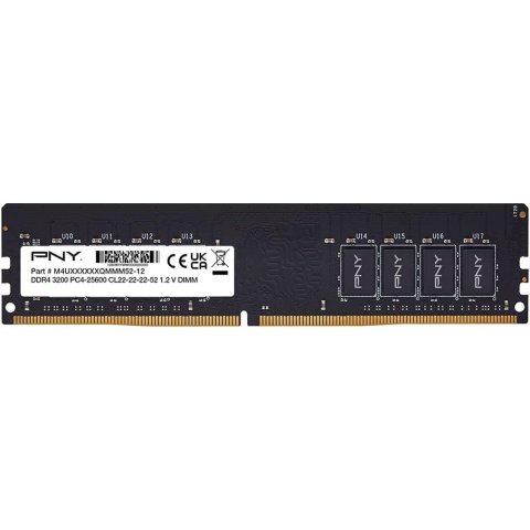 Ddr4 16gb 3200mhz Pny Cl 22 1x16 1.2v Md16gsd43200-si