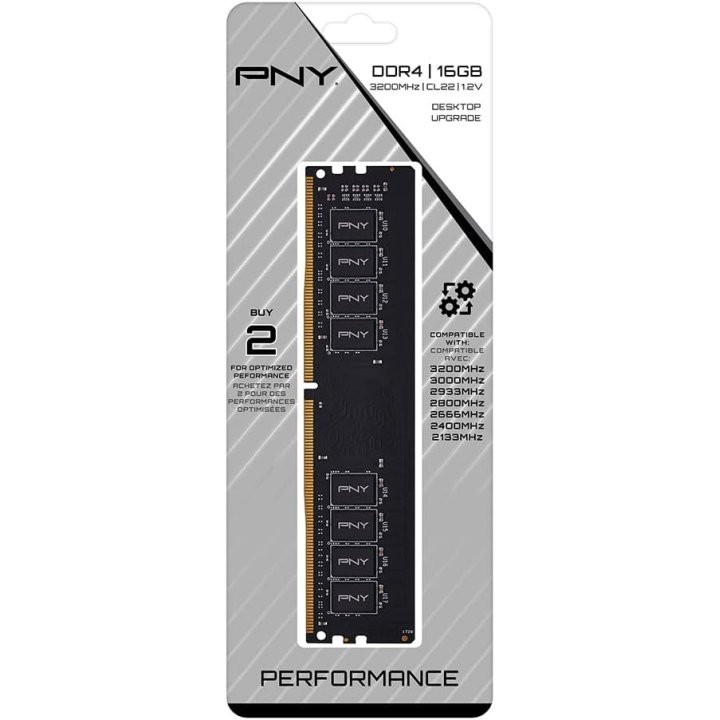 Ddr4 16gb 3200mhz Pny Cl 22 1x16 1.2v...