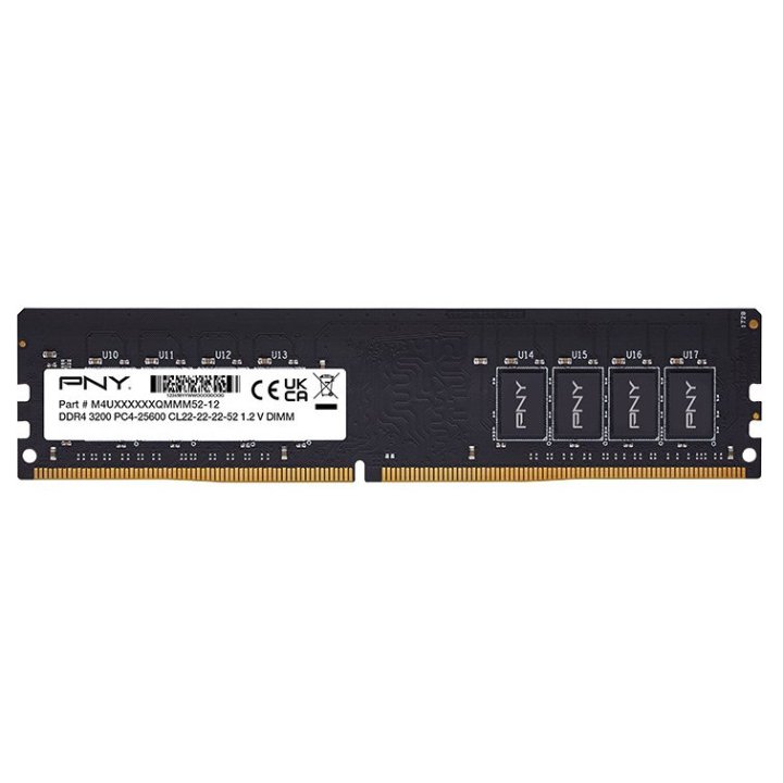 Ddr4 8gb 3200mhz Pny Cl 22 1x8 1.2v Oem / Bulk Md8gsd43200-si