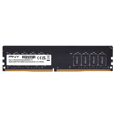 Ddr4 8gb 3200mhz Pny Cl 22 1x8 1.2v Oem / Bulk Md8gsd43200-si