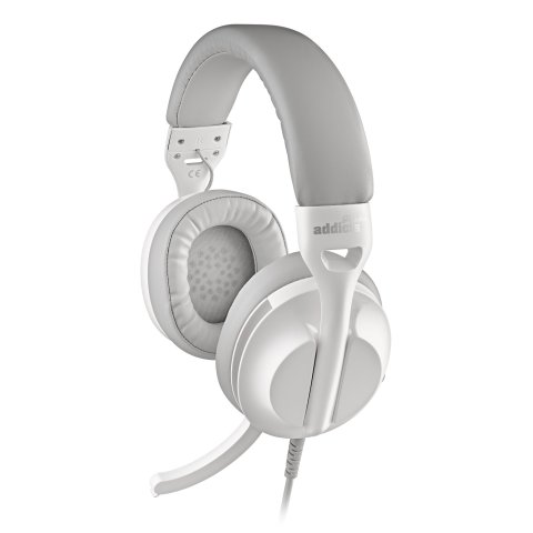 Headset Usb-c Ngs Vox805 Usb-c Control De Volumen 2m Microfono Regulable Adaptador Usb-a Blanco