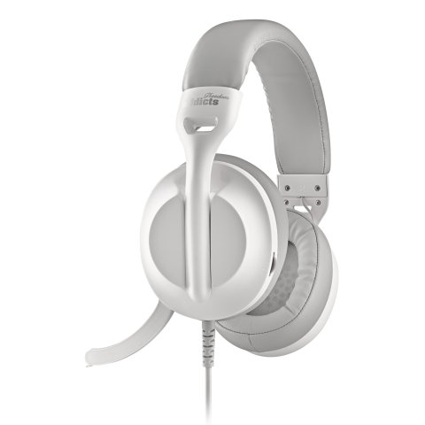 Headset Usb-c Ngs Vox805 Usb-c Control De Volumen 2m Microfono Regulable Adaptador Usb-a Blanco