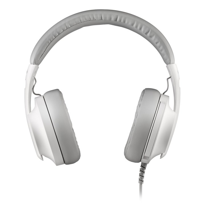 Headset Usb-c Ngs Vox805 Usb-c Control De Volumen 2m Microfono Regulable Adaptador Usb-a Blanco