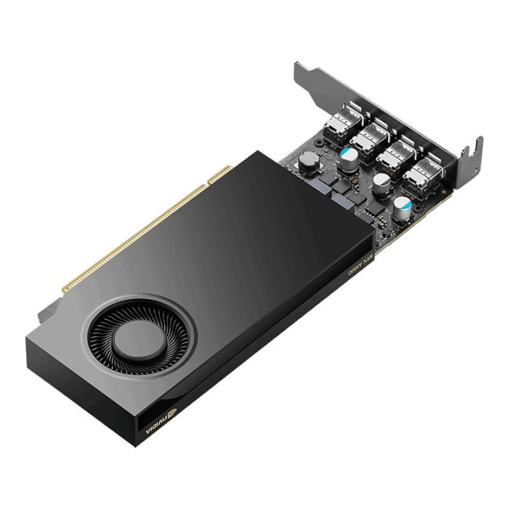 Vga Pny Quadro Rtx A1000 8gb Gddr6 128 Bit Cuda 2304 4xminidp Tdp 50w Low Profile 