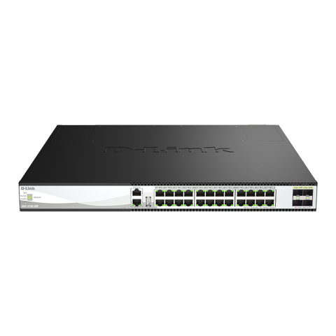 Switch Gestionable L3 D-link Stackable Dxs-3130-28p Switch Multigigabit L3 24px10g + 4px10/25g Sfp28