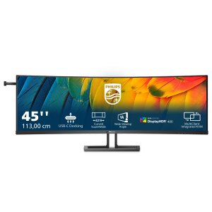 Monitor 45" Curvo Usb-c Dp Hdmi Philips 45b1u6900c Va 5120x1440 75hz 4ms Vesa 2x5w Negro 2