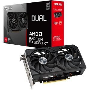Vga Asus Amd Dual Rx 9060 Xt 8gb Gddr6 2xdp 1xhdmi Cuda...