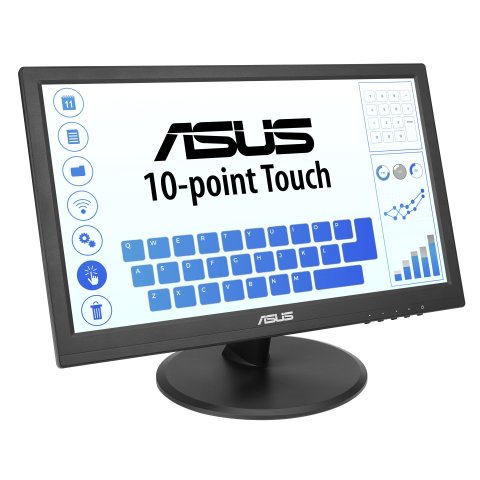 Monitor 15.6" Tactil Hdmi Vga Asus Vt169he Ips Fhd 60hz 5ms  220cd m Vesa 75x75