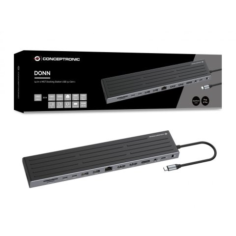 Docking Usb-c Conceptronic Donn32b A 2xhdmi...