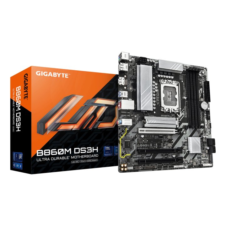 Pb Gigabyte B860m Ds3h M-atx Skt Lga1851 4xddr5 5600mhz Hdmi Dp Lan M.2
