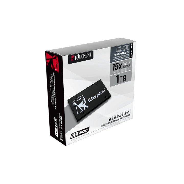 Disco Ssd Sata3 1024gb Kingston Kc600 (520mb s Escritura) Skc600 1024g