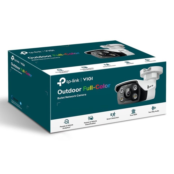 Camara Exterior Ip Tp-link Vigi C340i(6mm) Ip67 5mp H265+ Vision Nocturna Color Poe   12v