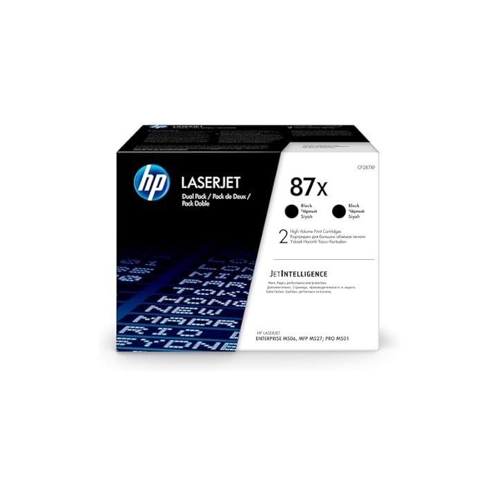 Toner Hp Laserjet Alta Capacidad Pack De 2 Cf287xd