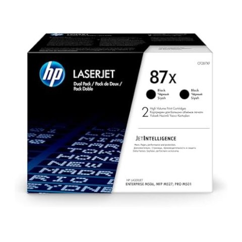 Toner Hp Laserjet Alta Capacidad Pack De 2 Cf287xd