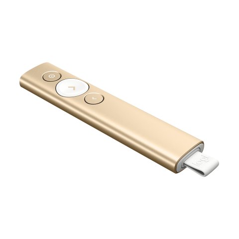 Presenter Logitech Spot Light Retail Color Gold Wireless Presenter P n 910-004862