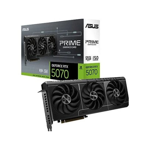 Vga Asus Prime Rtx 5070 12g Gddr7 3xdp 1xhdmi Cuda 6144 192bit Triple Fan