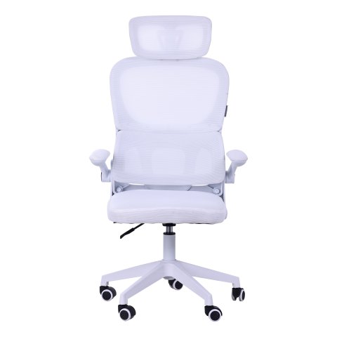Silla Ergonomica Mars Gaming Mgcergoprowh Malla Transpirable Soporte Lumbar Blanco