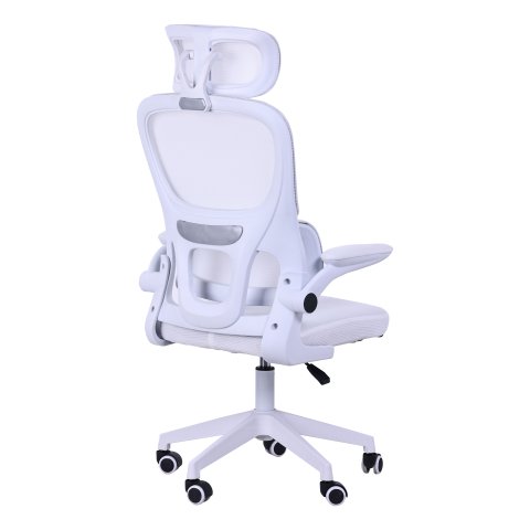 Silla Ergonomica Mars Gaming Mgcergoprowh Malla Transpirable Soporte Lumbar Blanco