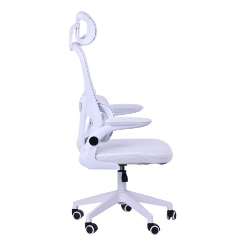 Silla Ergonomica Mars Gaming Mgcergoprowh Malla Transpirable Soporte Lumbar Blanco
