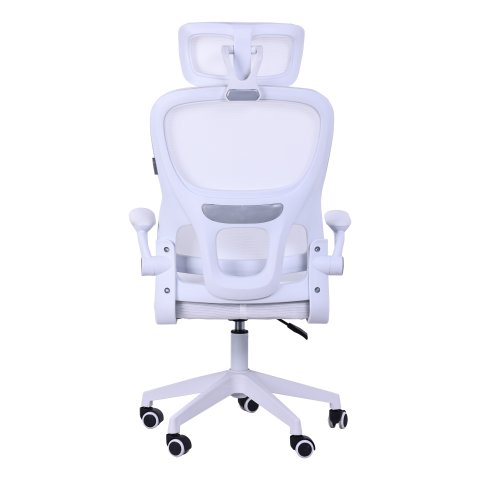 Silla Ergonomica Mars Gaming Mgcergoprowh Malla Transpirable Soporte Lumbar Blanco