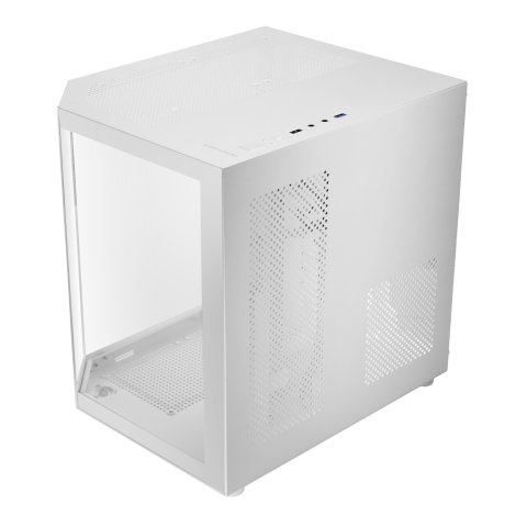 Caja Microatx Mars Gaming Mc3tlite Blanco 3 Paneles Cristal Templado Gpu Max. 275mm 1x3.5 2x2.5