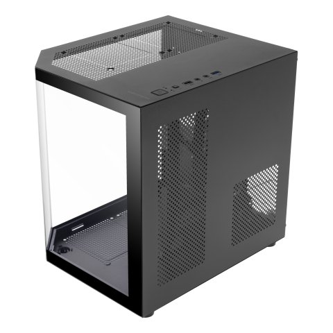 Caja Microatx Mars Gaming Mc3tlite Negro 3 Paneles Cristal Templado Gpu Max. 275mm 1x3.5 2x2.5