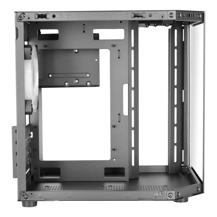 Caja Microatx Mars Gaming Mc3tlite Negro 3 Paneles Cristal Templado Gpu Max. 275mm 1x3.5 2x2.5