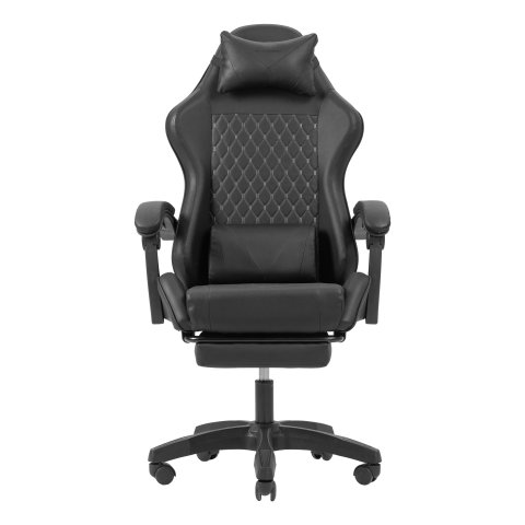 Silla Gamer Mars Gaming Mgcxbk Negra Reclinable Reposabrazos Ajustable Reposapies Cojines