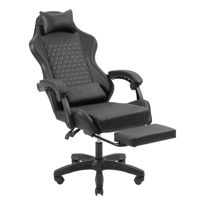 Silla Gamer Mars Gaming Mgcxbk Negra Reclinable Reposabrazos Ajustable Reposapies Cojines