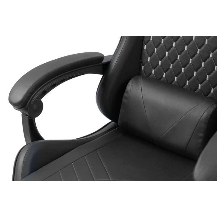 Silla Gamer Mars Gaming Mgcxbk Negra Reclinable Reposabrazos Ajustable Reposapies Cojines