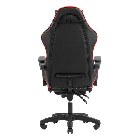 Silla Gamer Mars Gaming Mgcxbbl Negra Y Roja Reclinable Reposabrazos Ajustable Reposapies Cojines