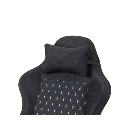 Silla Gamer Mars Gaming Mgcxfgrb Negra Reclinable Reposabrazos Ajustable Reposapies Cojines Acabado Textil