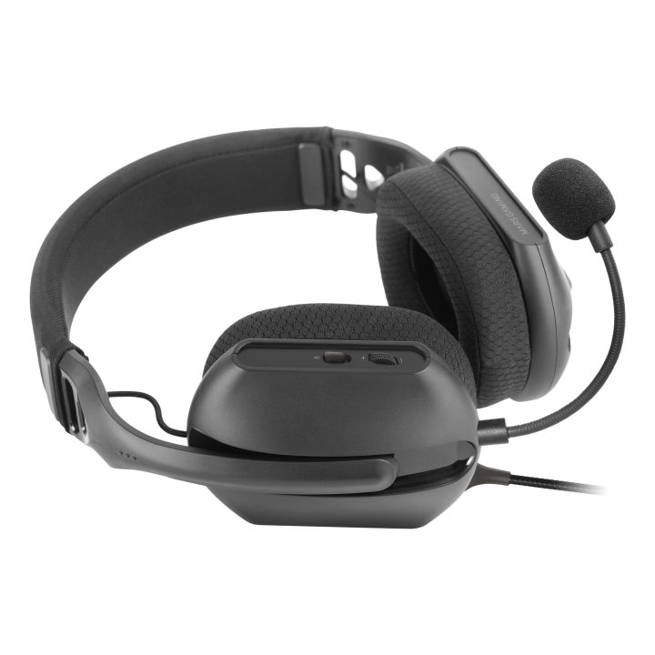 Headset Mars Gaming Mhpro Argb Jack 3.5mm Alimentacion Usb Control Volumen Color Negro