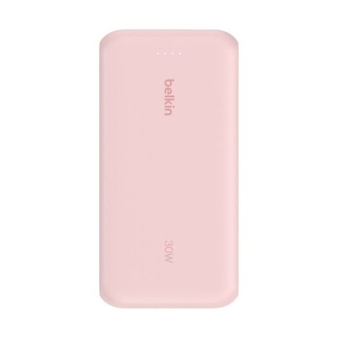 Powerbank Belkin Bpb024hqpk Cable Usb-c Integrado Rosa 20000 Mah 1xusb-c 1xusb-a 30w