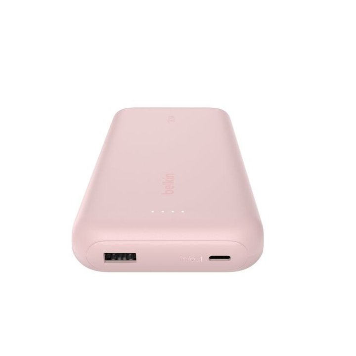 Powerbank Belkin Bpb024hqpk Cable Usb-c Integrado Rosa 20000 Mah 1xusb-c 1xusb-a 30w