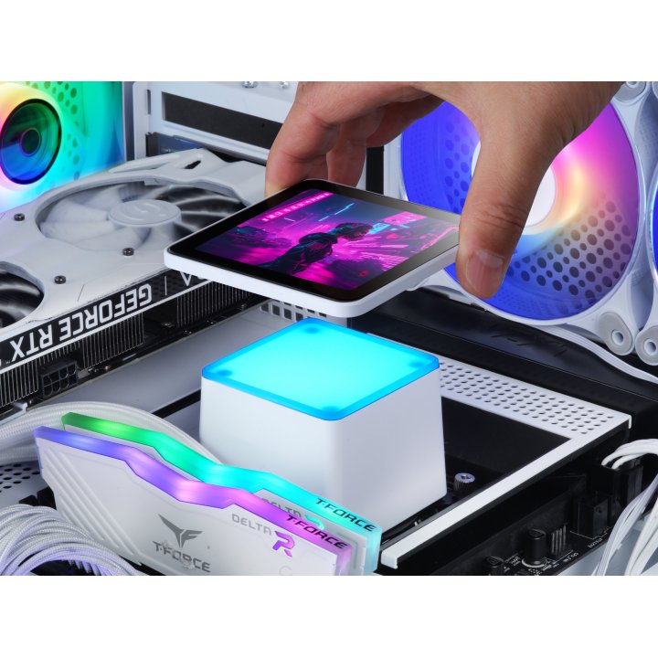 Sistema De Refrigeracion Liquida Mars Gaming Mlvisionpro360 Negro 3x120mm Argb Tpd 600w Lcd Intel Y Amd