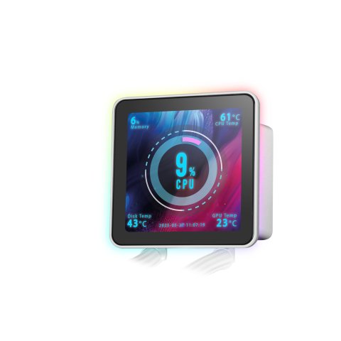 Sistema De Refrigeracion Liquida Mars Gaming Mlvisionpro360 Negro 3x120mm Argb Tpd 600w Lcd Intel Y Amd