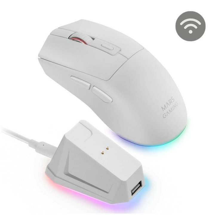 Mouse Mars Gaming Wireless Y Bluetooth Mmt3 Rgb...