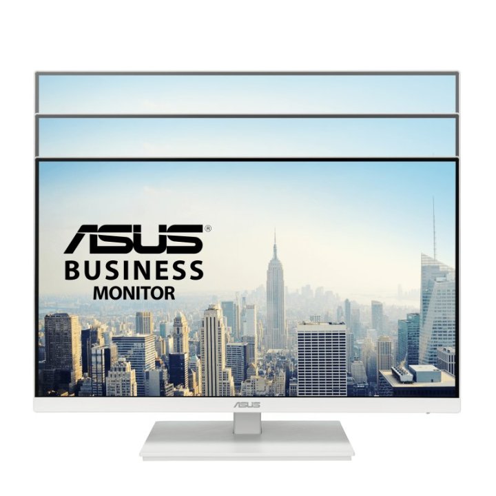 Monitor 24" Dp Hdmi Vga Asus Va24eqsb-w Blanco Fhd Reg Altura Giratorio 1ms 350cd 2xusb3,2 Altavoces