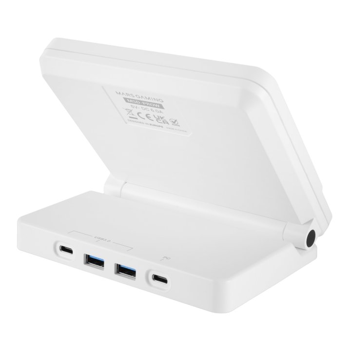 Control Deck Pro Mars Gaming Msdpro 10 Teclas Lcd Pantalla Tacil Extendida 4 Diales Multifuncion Blanco