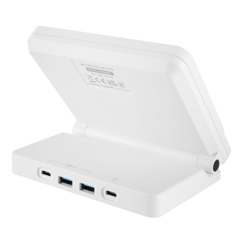 Control Deck Pro Mars Gaming Msdpro 10 Teclas Lcd Pantalla Tacil Extendida 4 Diales Multifuncion Blanco