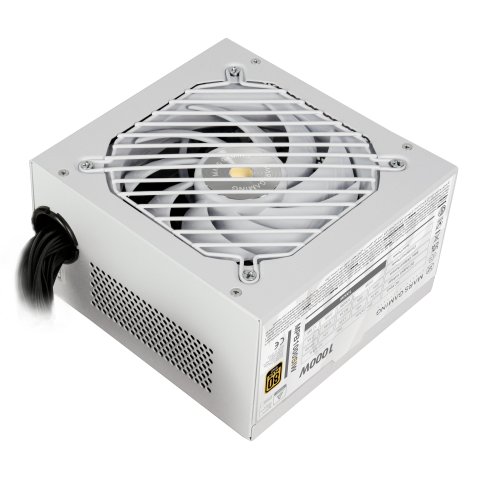 Fuente De Alimentacion Mars Gaming 1000w Modular Atx 80+ Bronze 140mm Silent Blanco