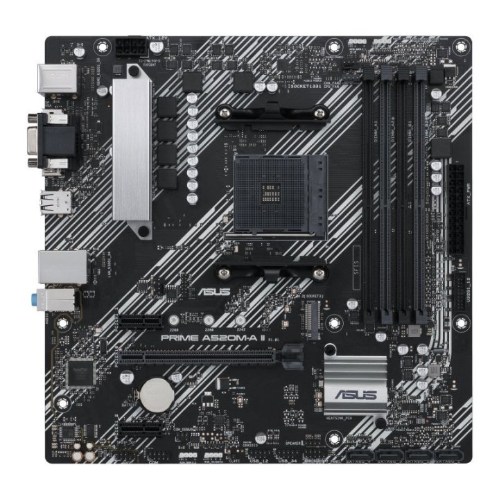 Pb Asus Prime A520m-a Ii/csm Skt Am4 M-atx