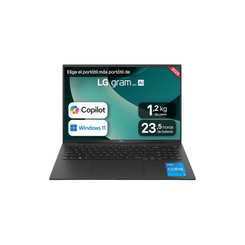 Portatil Lg Gram 16 I5-1334u 16" 1920x1200 16gb 512gb M.2 Tunderbolt Displayport Usb-c W11pro 1.90kg