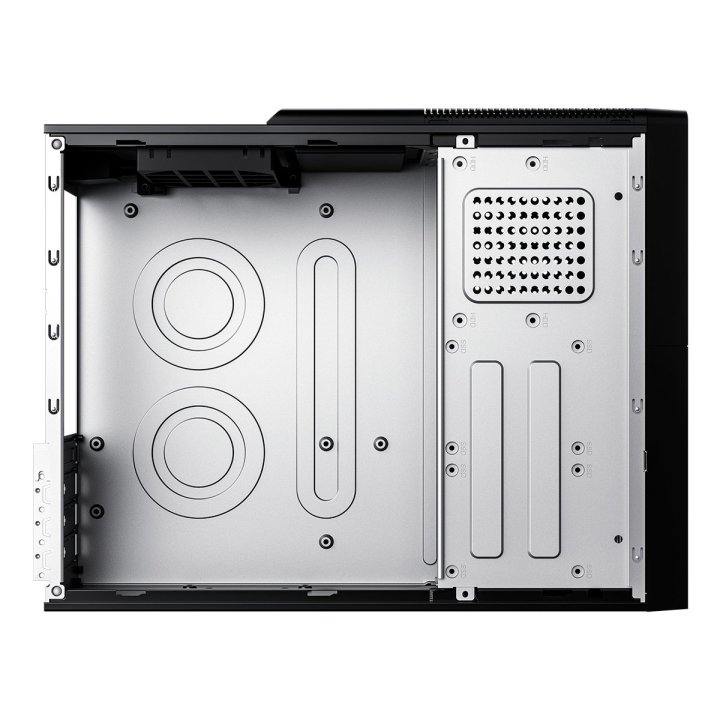 Caja Microatx Slim Coolbox T313 1x 3.5″ 2x2.5″ Gpu 225max Low Profile  Fuente 500gr-s Negro

