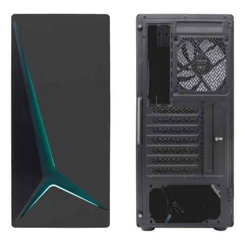 Caja Atx Semitorre Coolbox Ga450 Star Light Argb Cristal Templado Gpu Max. 340mm 1x3.5 5x2.5 Negro