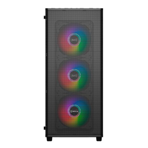 Caja Atx Semitorre Gaming Unykach Mir100 Atx Uk 511303 Color Negro Panel Lateral Cristal Templado 4vgb 120mm 2xusb 3.0